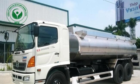 Dịch vụ cho thuê xe bồn vận chuyển bùn vi sinh giá rẻ, uy tín