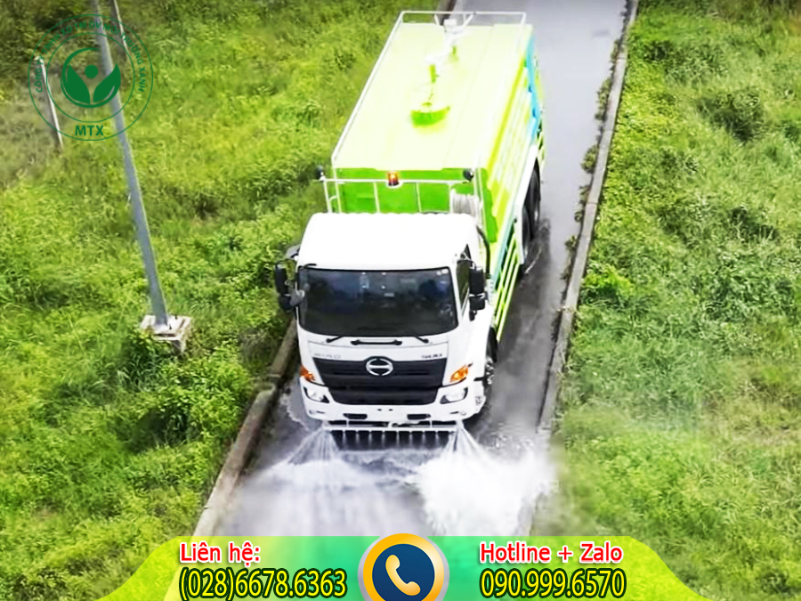 Cho thuê xe bồn chở nước tại công trình