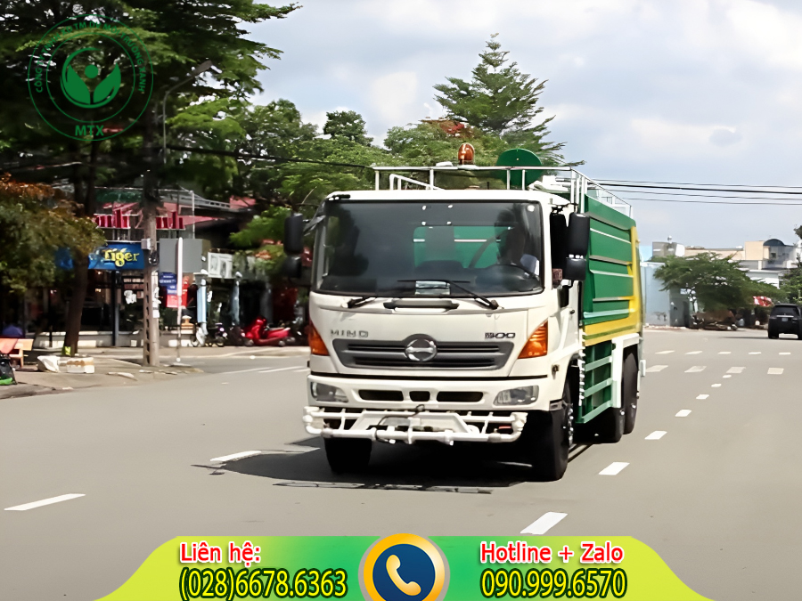 Cho thuê xe chở nước bể bơi