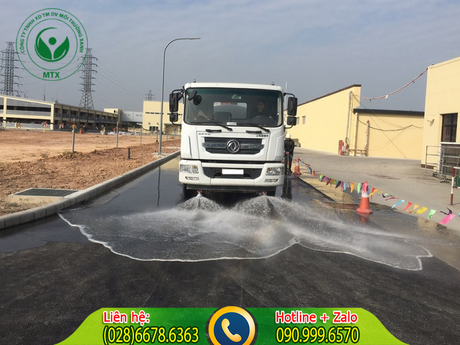 Cho thuê xe bồn chở nước tại công trình