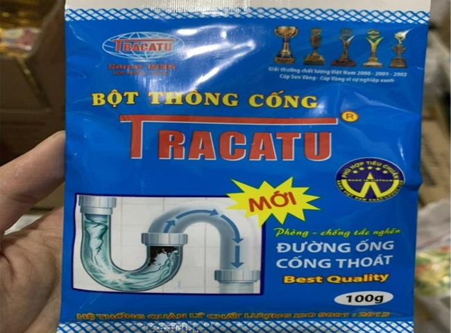 Bột thông cống nghẹt giá rẻ Tracatu phổ biến