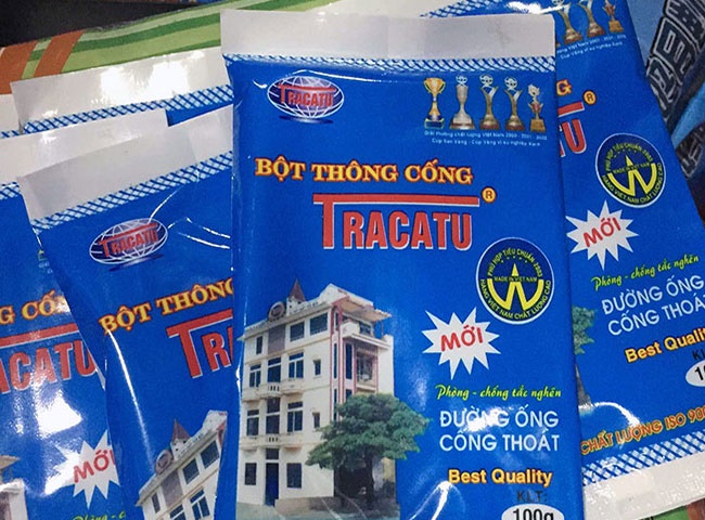 Dùng bột thông tắc cống để xử lý tình trạng nghẹt