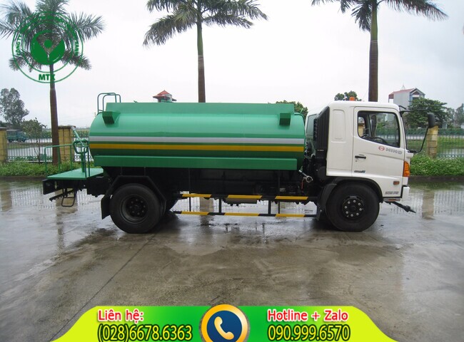 Những vai trò của xe bồn rửa đường