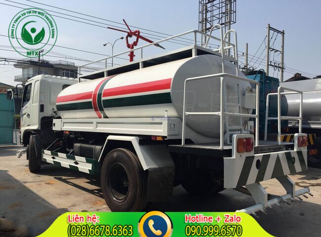 Xe bồn rửa đường với rất nhiều chức năng