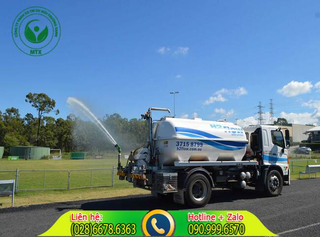 Xe bồn tưới cây có rất nhiều chức năng