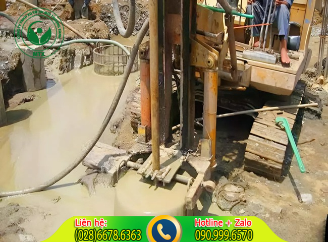 Dịch vụ hút bùn ben công trình