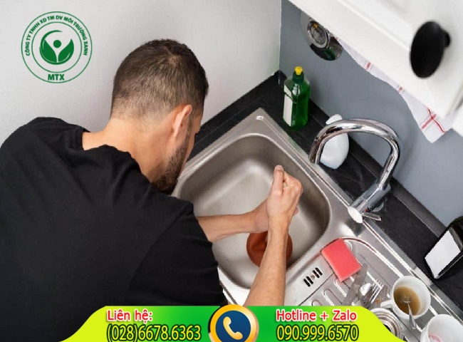 Công ty thông bồn rửa chén quận Phú Nhuận thi công chuyên nghiệp